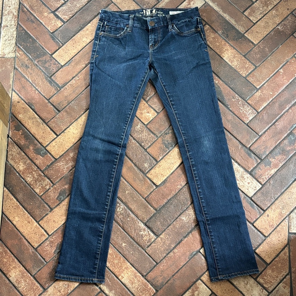 IT Jeans Skinny Jeans Size 27 Dark Wash Stretch Denim Low Rise